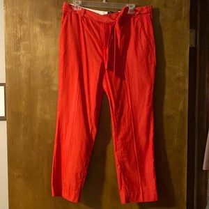 Banana Republic Trouser Pants Sz 12- Tie Front